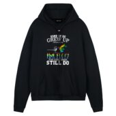 Some Of Us Grew Up Pink Floyd Front Hoodie Black - OtherBrick