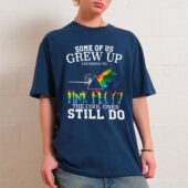 Some Of Us Grew Up Pink Floyd Front Shirt Oman Navy - OtherBrick