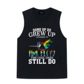 Some Of Us Grew Up Pink Floyd Front Tank Black - OtherBrick