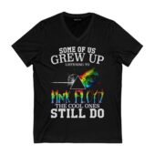 Some Of Us Grew Up Pink Floyd Front Vneck Black - OtherBrick