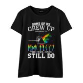 Some Of Us Grew Up Pink Floyd Front Wtee Black - OtherBrick