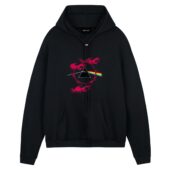 The Black Hole Dark Side Of The Moon Pink Floyd Front Hoodie Black - OtherBrick