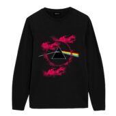 The Black Hole Dark Side Of The Moon Pink Floyd Front Longsleeve Black - OtherBrick