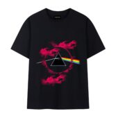 The Black Hole Dark Side Of The Moon Pink Floyd Front Tshirt Black - OtherBrick