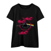 The Black Hole Dark Side Of The Moon Pink Floyd Front Wtee Black - OtherBrick