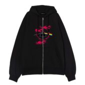 The Black Hole Dark Side Of The Moon Pink Floyd Front Ziphoodie Black - OtherBrick