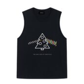The Dark Side Of Christmas Pink Floyd Front Tank Black - OtherBrick