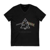 The Dark Side Of Christmas Pink Floyd Front Vneck Black - OtherBrick