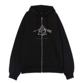 The Dark Side Of Christmas Pink Floyd Front Ziphoodie Black - OtherBrick