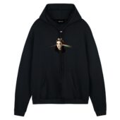 The Dark Side Of Oz Pink Floyd Cryptic Requiem Front Hoodie Black - OtherBrick