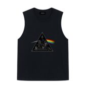 The Dark Side Of The Process Pink Floyd Front Tank Black - OtherBrick