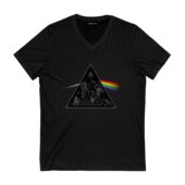 The Dark Side Of The Process Pink Floyd Front Vneck Black - OtherBrick