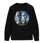 The Division Bell Morning Cathedral Pink Floyd 1994 Shirt Front Longsleeve Black - OtherBrick