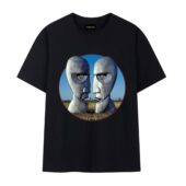 The Division Bell Morning Cathedral Pink Floyd 1994 Shirt Front Tshirt Black - OtherBrick