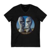The Division Bell Morning Cathedral Pink Floyd 1994 Shirt Front Vneck Black - OtherBrick