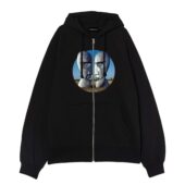 The Division Bell Morning Cathedral Pink Floyd 1994 Shirt Front Ziphoodie Black - OtherBrick