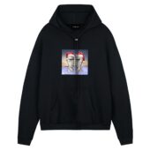 The Division Bell X Christmas Pink Floyd Front Hoodie Black - OtherBrick