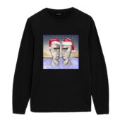 The Division Bell X Christmas Pink Floyd Front Longsleeve Black - OtherBrick