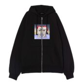 The Division Bell X Christmas Pink Floyd Front Ziphoodie Black - OtherBrick
