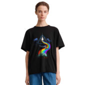 The Endless River Dark Side Of The Moon Front Shirt Woman Black - OtherBrick