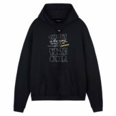 The Sun Is The Same In A Relative Way Front Hoodie Black - OtherBrick