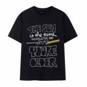 The Sun Is The Same In A Relative Way Front Tshirt Black - OtherBrick