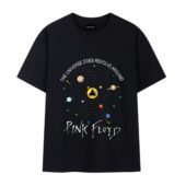 The Universe Does Revolve Around Pink Floyd Front Tshirt Black - OtherBrick