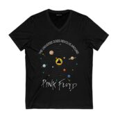 The Universe Does Revolve Around Pink Floyd Front Vneck Black - OtherBrick