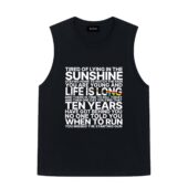 Ticking Away The Moments That Make Up A Dull Day Time Lyric Pink Floyd Front Tank Black - OtherBrick