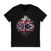 We Don't Need No Thought Control Front Vneck Black - OtherBrick