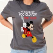 We Are Never Too Old For Pink Floyd Front Shirt Woman Grey - OtherBrick