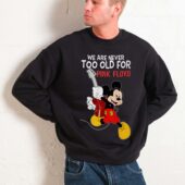 We Are Never Too Old For Pink Floyd Frontsweater Man Black - OtherBrick
