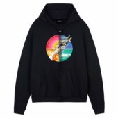 Welcome To The Machine Wish You Were Here Front Hoodie Black - OtherBrick