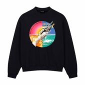 Welcome To The Machine Wish You Were Here Front Sweatshirt Black - OtherBrick