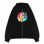 Welcome To The Machine Wish You Were Here Front Ziphoodie Black - OtherBrick