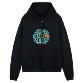 We’re Just Two Lost Souls Swimming In A Fish Bowl Pink Floyd Front Hoodie Black - OtherBrick