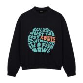 We’re Just Two Lost Souls Swimming In A Fish Bowl Pink Floyd Front Sweatshirt Black - OtherBrick