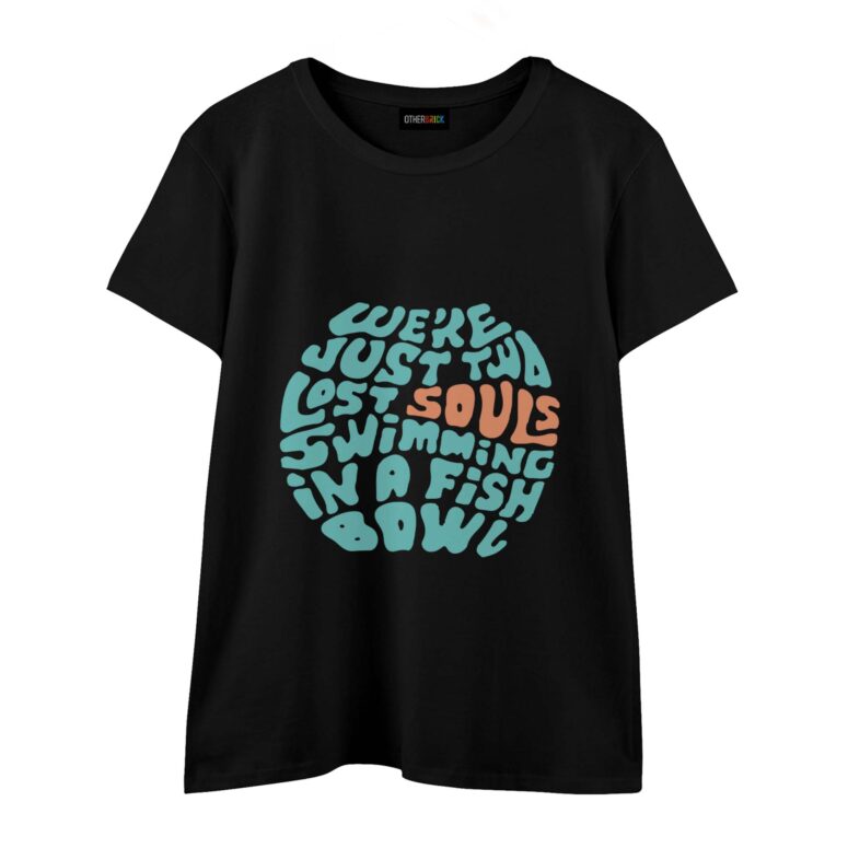 We're just Two Lost Souls Swimming in a Fish Bowl Pink Floyd Shirt We're just Two Lost Souls Swimming in a Fish Bowl Pink Floyd Shirt