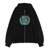 We’re Just Two Lost Souls Swimming In A Fish Bowl Pink Floyd Front Ziphoodie Black - OtherBrick