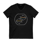 We're Just Two Lost Souls Swimming Front Vneck Black - OtherBrick