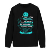 We're Just Two Lost Souls Swimming In A Fish Bowl Version 2 Front Longsleeve Black - OtherBrick