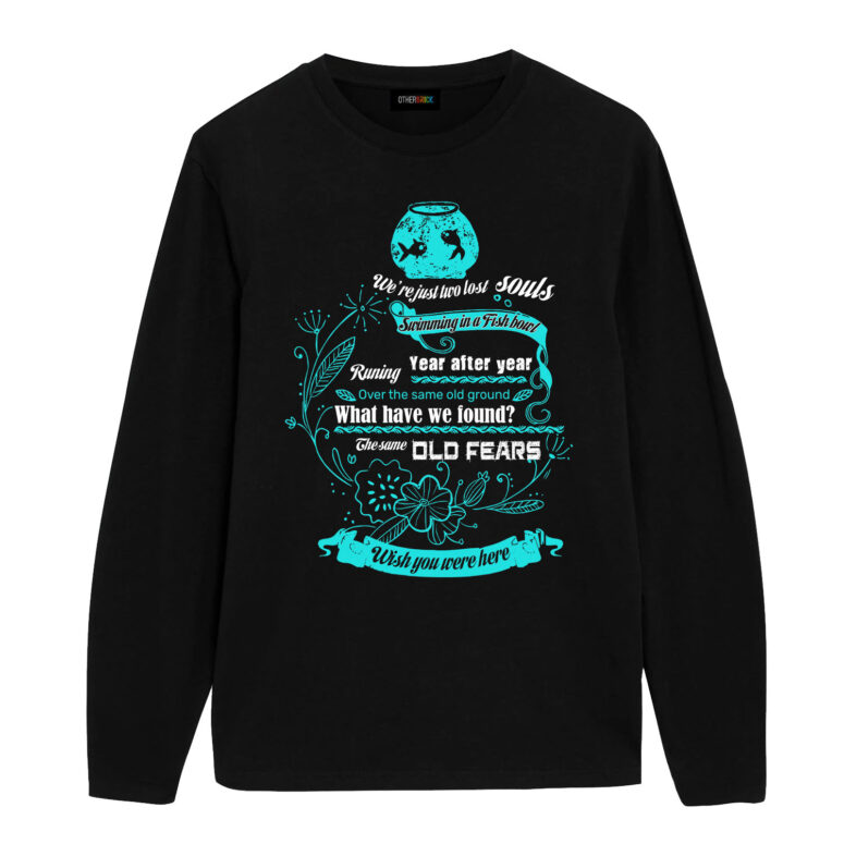 We're just two lost souls Swimming in a fish bowl Version 2 Pink Floyd Shirt We're just two lost souls Swimming in a fish bowl Version 2 Pink Floyd Shirt