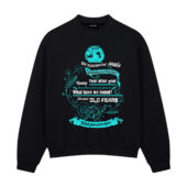We're Just Two Lost Souls Swimming In A Fish Bowl Version 2 Front Sweatshirt Black - OtherBrick