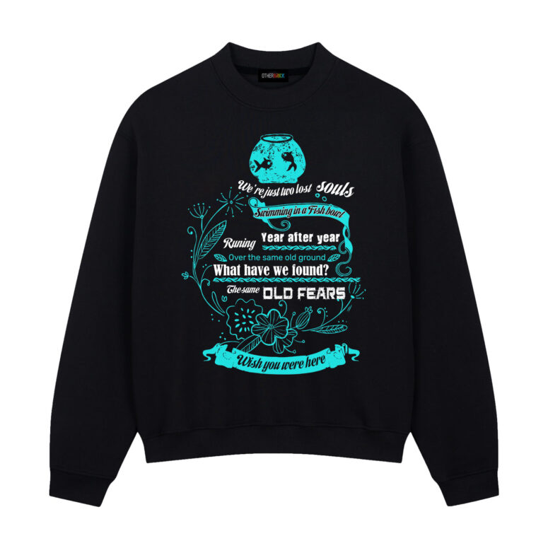 We're just two lost souls Swimming in a fish bowl Version 2 Pink Floyd Shirt We're just two lost souls Swimming in a fish bowl Version 2 Pink Floyd Shirt