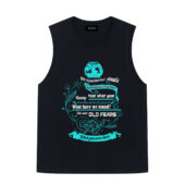We're Just Two Lost Souls Swimming In A Fish Bowl Version 2 Front Tank Black - OtherBrick