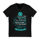 We're Just Two Lost Souls Swimming In A Fish Bowl Version 2 Front Vneck Black - OtherBrick