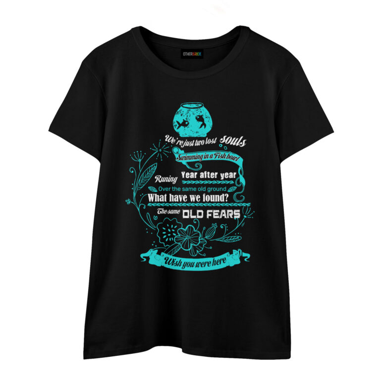 We're just two lost souls Swimming in a fish bowl Version 2 Pink Floyd Shirt We're just two lost souls Swimming in a fish bowl Version 2 Pink Floyd Shirt