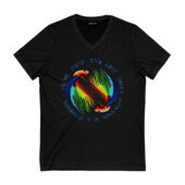 We're Just Two Lost Souls Swimming In A Fish Bowl Version 5 Front Vneck Black - OtherBrick