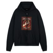 Wish You Were Here Black Front Hoodie Black - OtherBrick