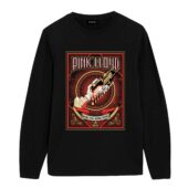 Wish You Were Here Black Front Longsleeve Black - OtherBrick